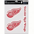 Wincraft Wincraft 9416607414 NHL Detroit Red Wings Decal Multi Use Fan - Pack of 3 9416607414